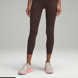 Lululemon Wunder Train High-Rise Tight With Pockets 25” in Espresso